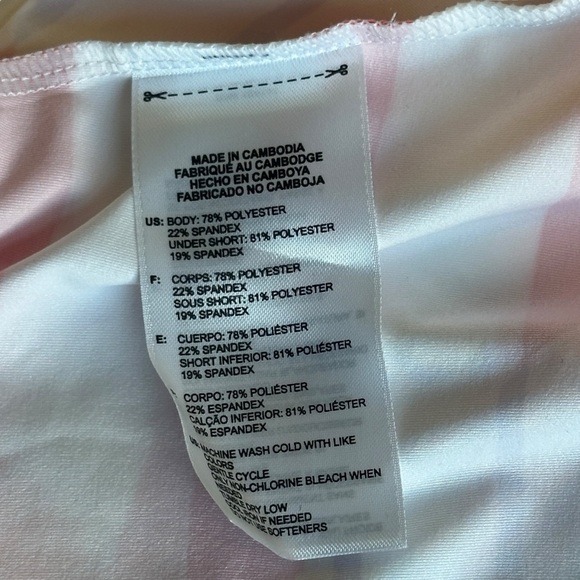 NWT Prince Mixed Stripe Tennis Skort in White/Coral/Navy/Purple Women’s Small - Picture 6 of 8